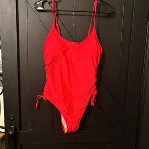 Onepiece Vibrant Red Women's Swim One Piece